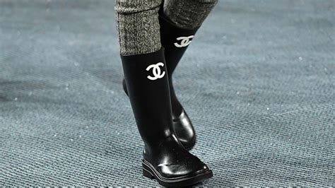 chanel wellies